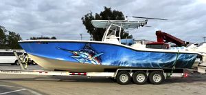 (image for) BOAT OCEAN MASTER 32 FEET 2006 2 SUZUKY 2021 WITH WARRANTY 350 HP TORINO TRAILER 40301A8