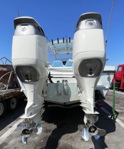 (image for) BOAT OCEAN MASTER 32 FEET 2006 2 SUZUKY 2021 WITH WARRANTY 350 HP TORINO TRAILER 40301A8